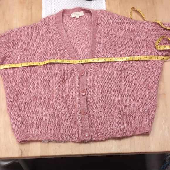 Sezane Achille Dusty Rose Cardigan - Picture 4 of 8